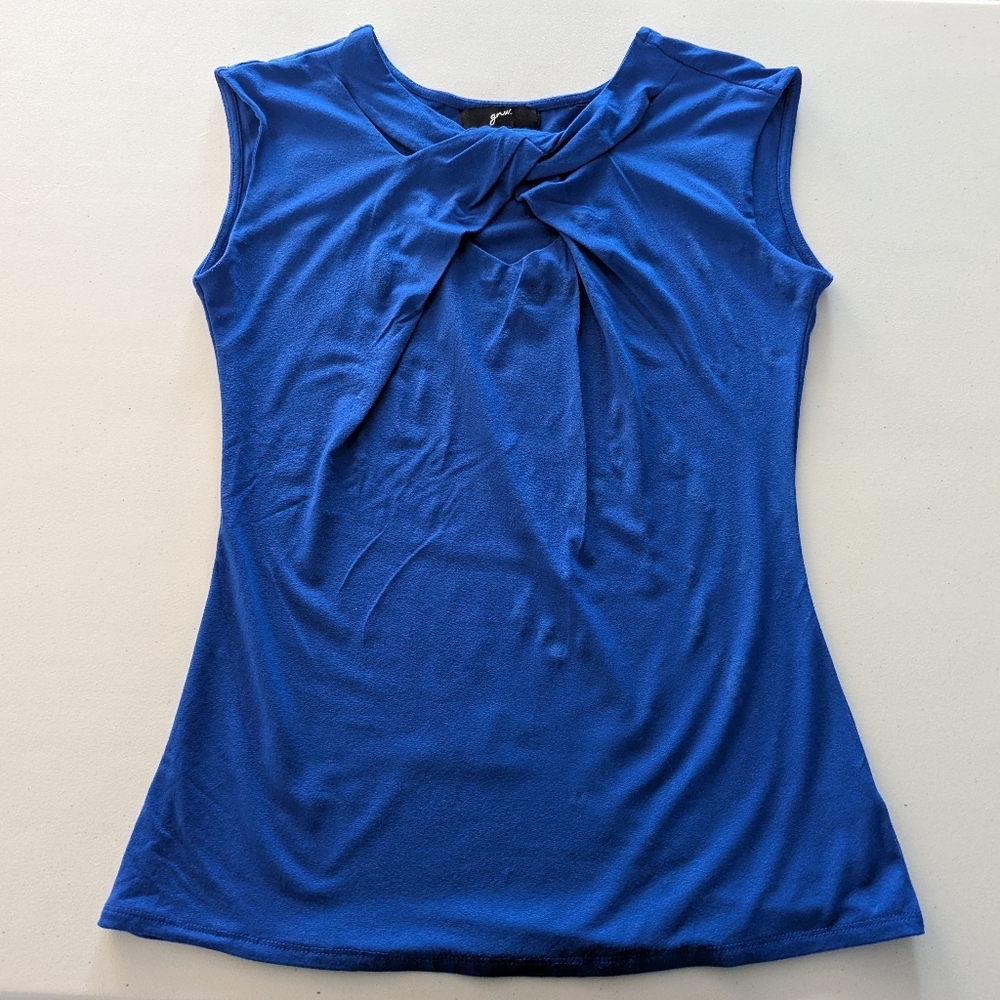 Tied Blue Women's Top